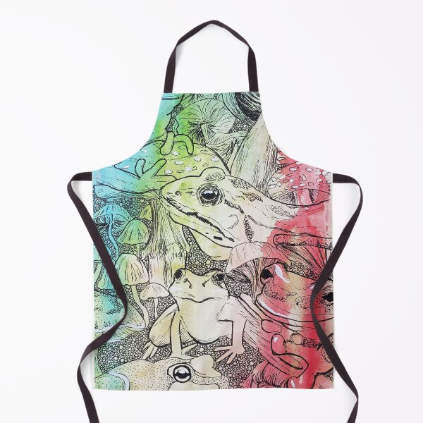 Item preview, Frog Mushroom Illustration hand drawn original Watercolor art designed and sold by kaileyashtonart.