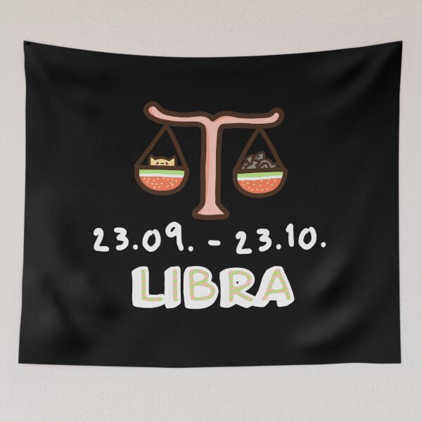Item preview, Kawaii zodiac sign Libra Kitty Fish Scale designed and sold by GLwithUs.