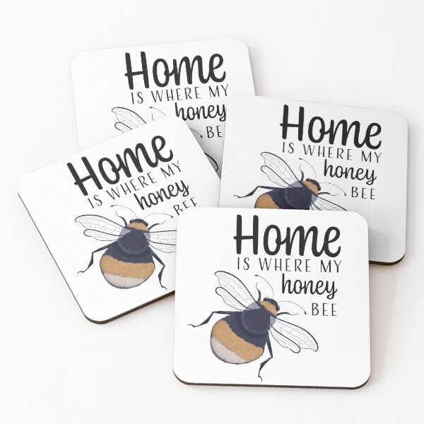 Item preview, Home is where my honey bee original design designed and sold by NessiSunnset.