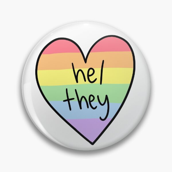 Artikelvorschau, Er/Sie-Pronomen (Regenbogen) entworfen und verkauft von annabelnied.