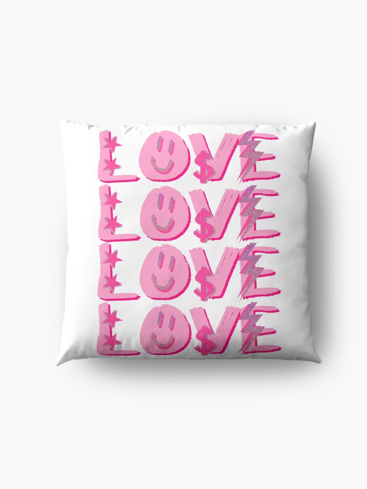 Alternate view of preppy LOVE Floor Pillow