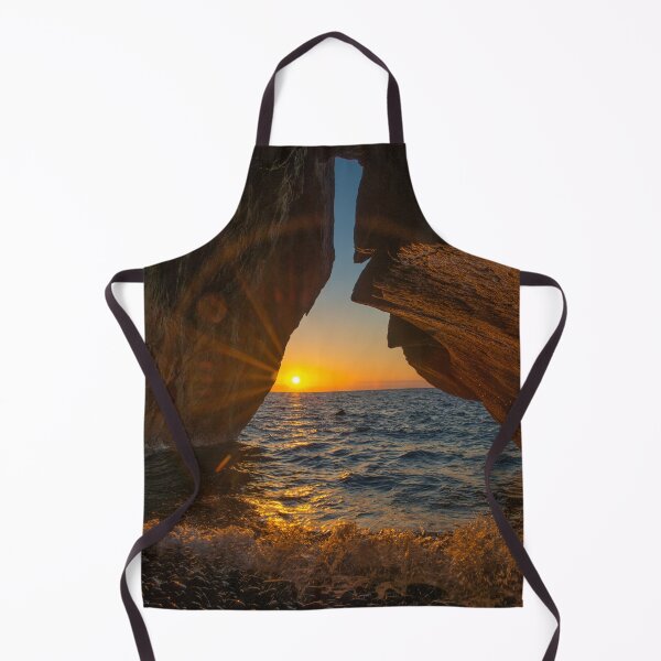 Item preview, Sunset out of the cave at Trefor designed and sold by LluniauDafyddEm.