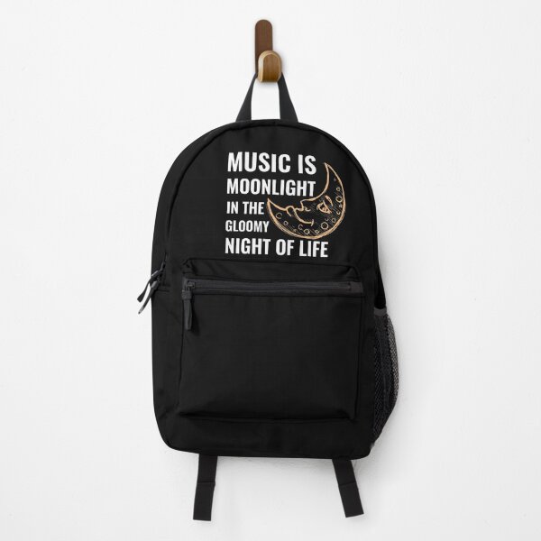 Item preview, Music Is Moonlight In The Gloomy Night Of Life - Funny Music Quotes designed and sold by Funwithmusic.