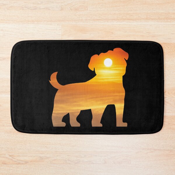Item preview, Pug Dog Silhouette Sunrise designed and sold by alaechamlal.