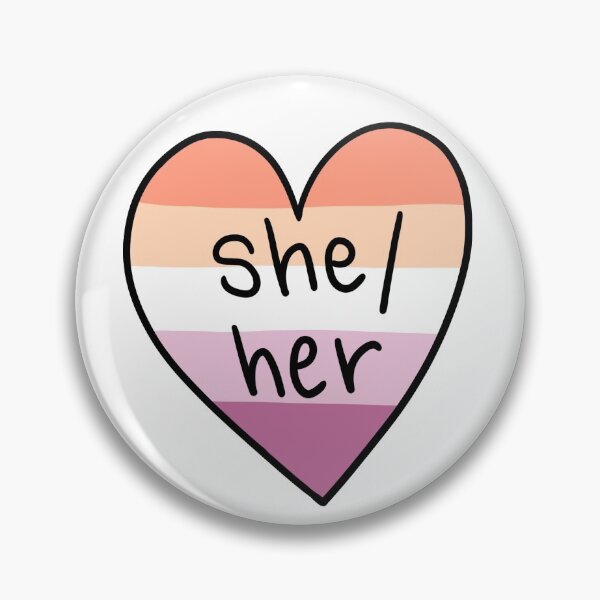 Item preview, She/Her Pronouns (Lesbian) designed and sold by annabelnied.