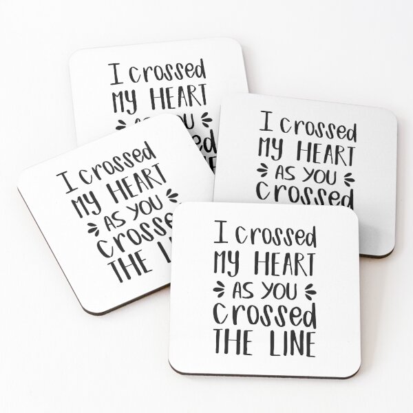 Item preview, I Crossed My Heart As You Crossed The Line (Black) designed and sold by FilipeFerreira.