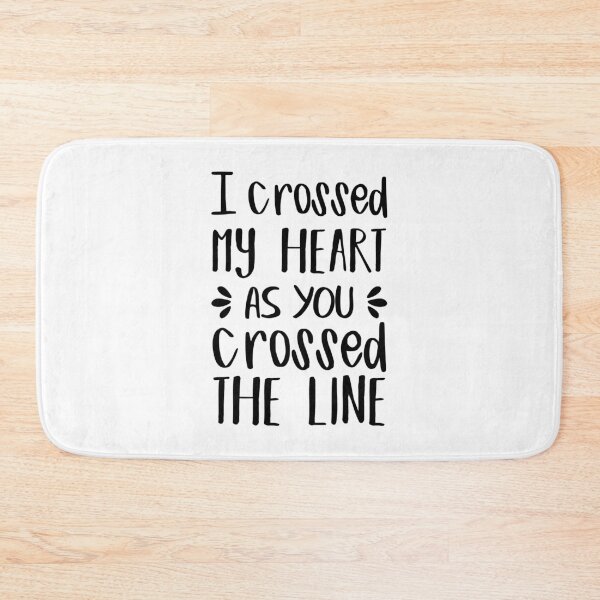 Item preview, I Crossed My Heart As You Crossed The Line (Black) designed and sold by FilipeFerreira.