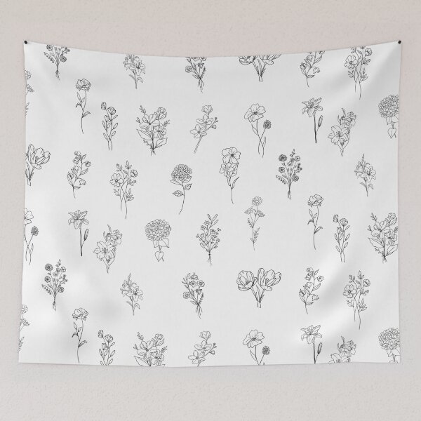 Item preview, Handdrawn Wildflower Stickers designed and sold by GlowinUp Shop.