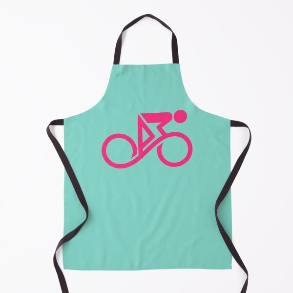 Item preview, Abstract Cyclist Pink Line Art Infinity designed and sold by RabeDesigns.