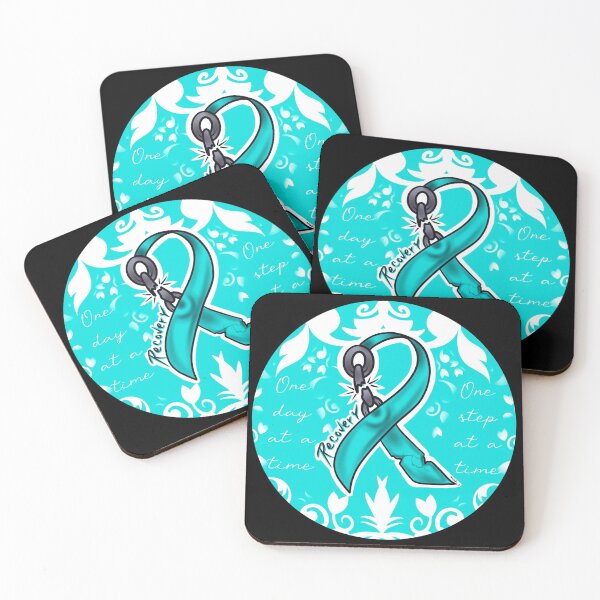 Item preview, Recovery ribbon and floral designed and sold by Chillateez.