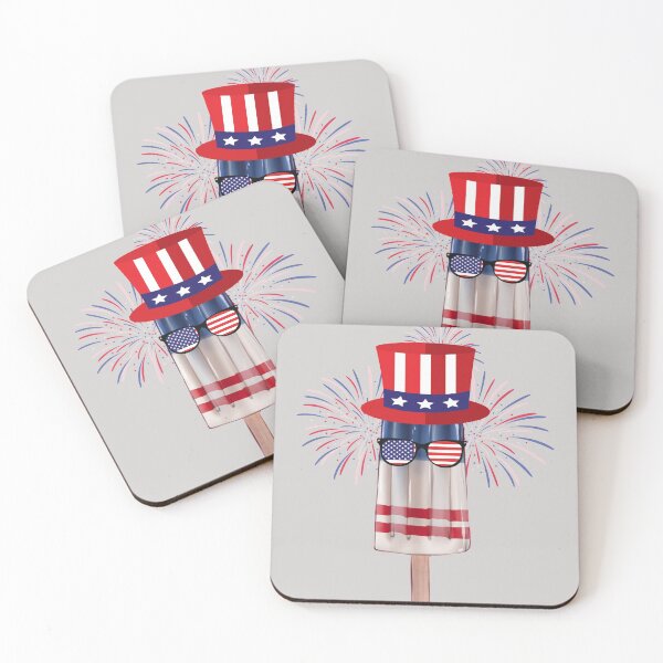 Item preview, Patriotic 4th Of July Popsicle's USA America Flag  designed and sold by GINIART.