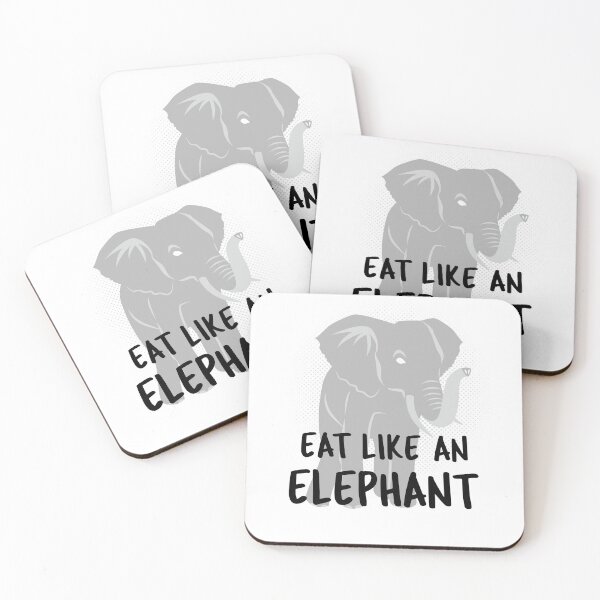 Item preview, Eat Like An Elephant Vegan Style designed and sold by jrobdesignz.