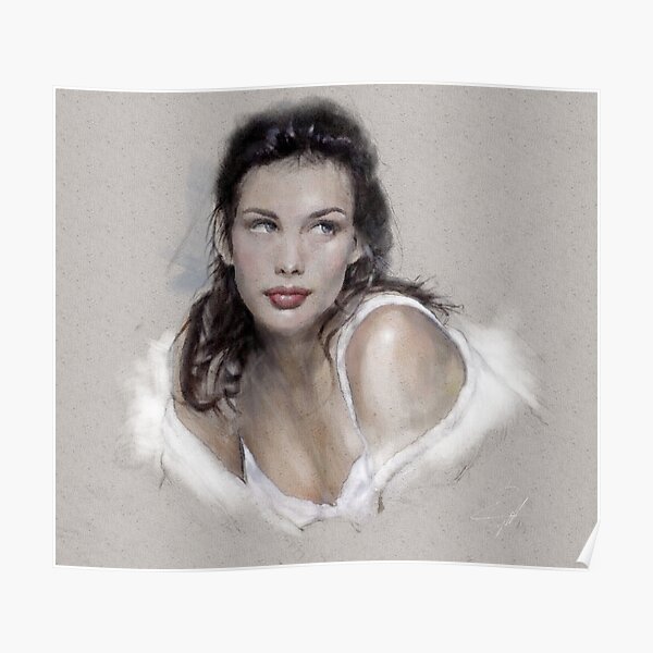 Liv Tyler Poster By Gpiggott Redbubble