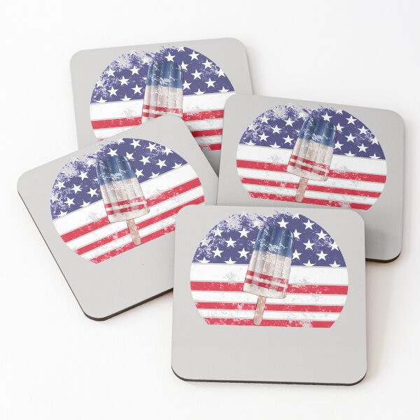 Item preview, Patriotic 4th Of July Popsicle's USA America Flag  designed and sold by GINIART.