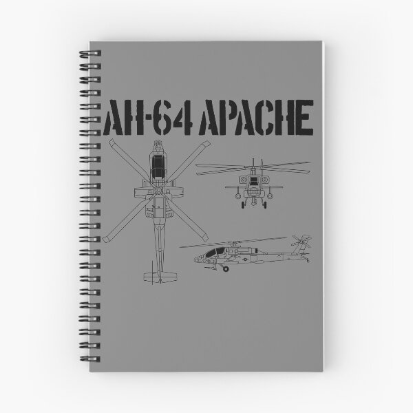 Item preview, AH64 Apache Schematic Military Attack Helicopter Apache Gear designed and sold by DynamicDesign.