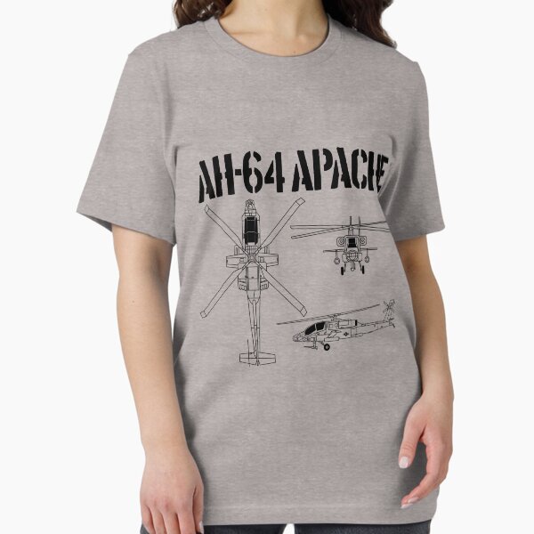 Vista previa del artículo con la obra «AH64 Apache Schematic Military Attack Helicopter Apache Gear», diseñado y vendido por DynamicDesign.