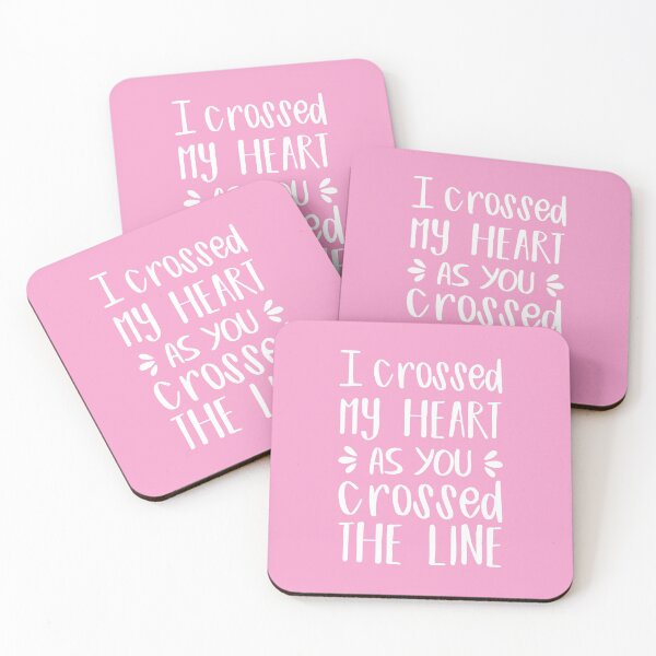 Item preview, I Crossed My Heart As You Crossed The Line (Pink BG) designed and sold by FilipeFerreira.