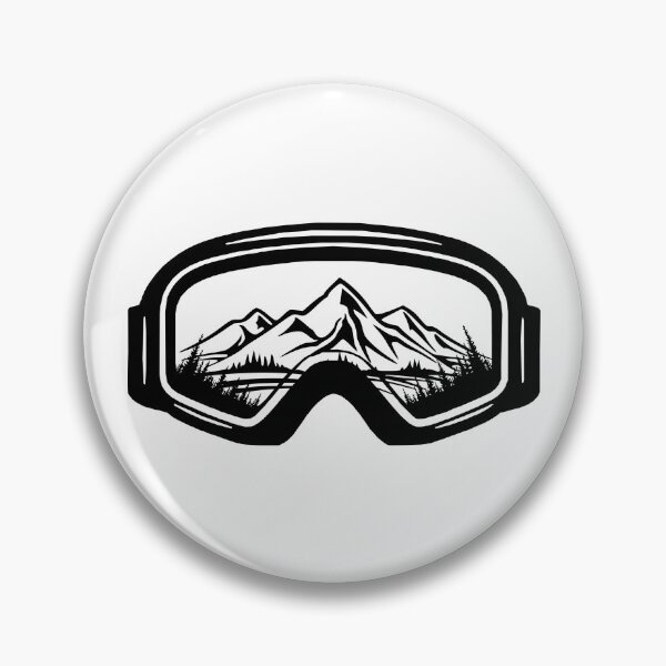 Item preview, Ski Goggles Travel Art Design  designed and sold by CreativeArtZone.