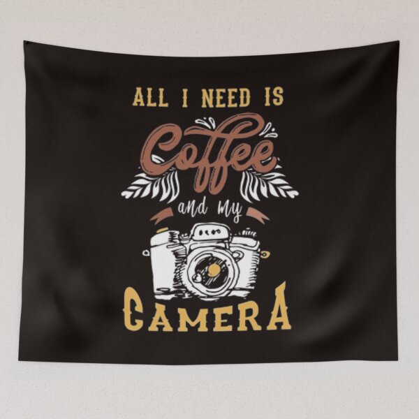 Item preview, All I Need Is Coffee And My Camera designed and sold by Youssefone.