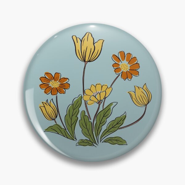 Item preview, Vintage Wildflowers designed and sold by HandDrawnPlants.