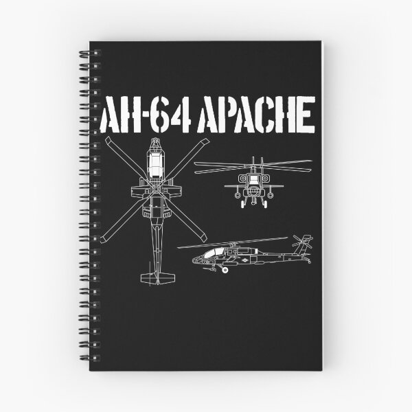 Item preview, AH64 Apache Schematic Military Attack Helicopter Apache Gear designed and sold by DynamicDesign.