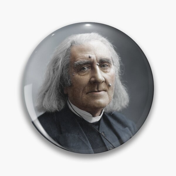 Item preview, Composer Franz Liszt Portrait - 1886 - Colorized designed and sold by warishellstore.