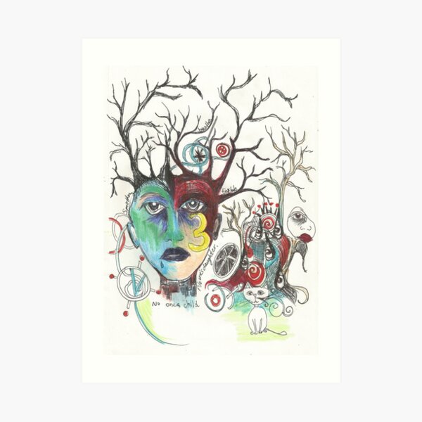 Three Times an Orphan Art Print