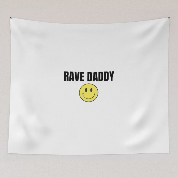 Item preview, RAVE DADDY SMILEY FACE APPAREL FOR ALL RAVE TECHNO DADDY designed and sold by thenewnormality.