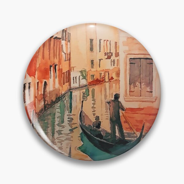 Item preview, Venice gondola watercolor painting designed and sold by ciskao.
