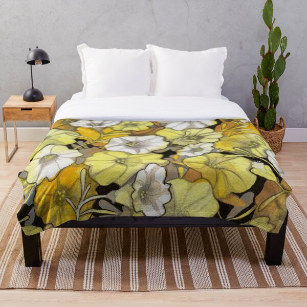 Item preview, Yellow and Gray Florals designed and sold by JJLosh.