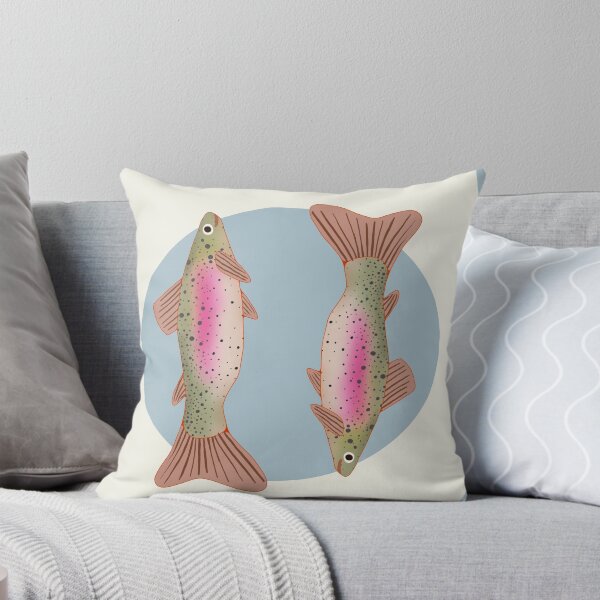 Item preview, Rainbow trout fish illustration designed and sold by BlochHauss.