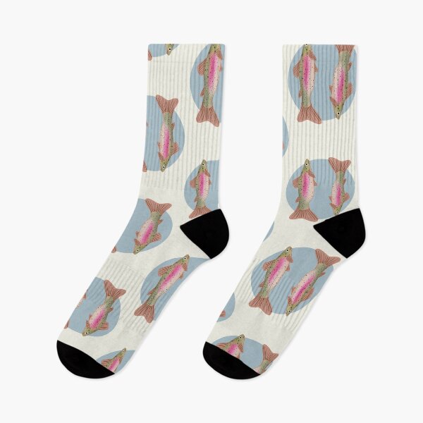 Item preview, Rainbow trout fish illustration designed and sold by BlochHauss.