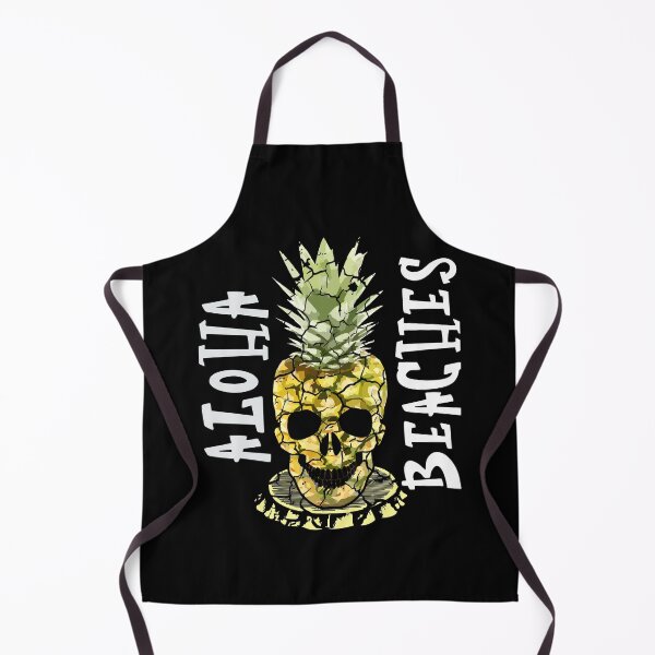 Item preview, Aloha Beaches Hawaiian Pineapple Skull  designed and sold by Mrpotts73.