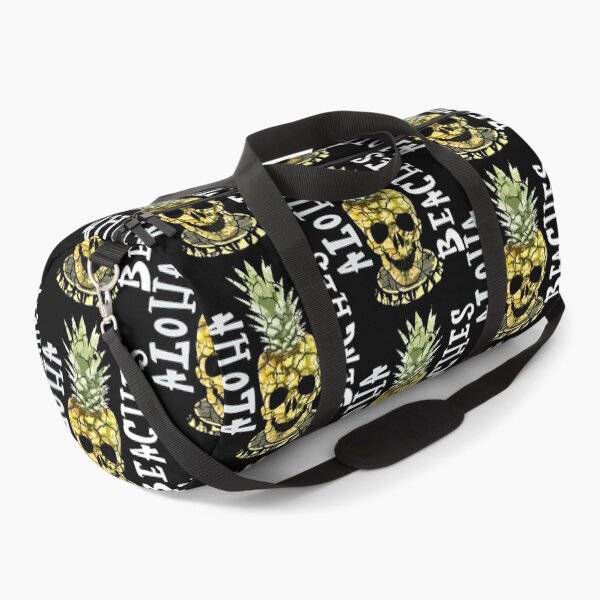 Item preview, Aloha Beaches Hawaiian Pineapple Skull  designed and sold by Mrpotts73.