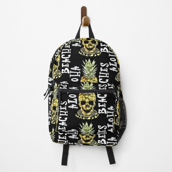 Item preview, Aloha Beaches Hawaiian Pineapple Skull designed and sold by Mrpotts73.