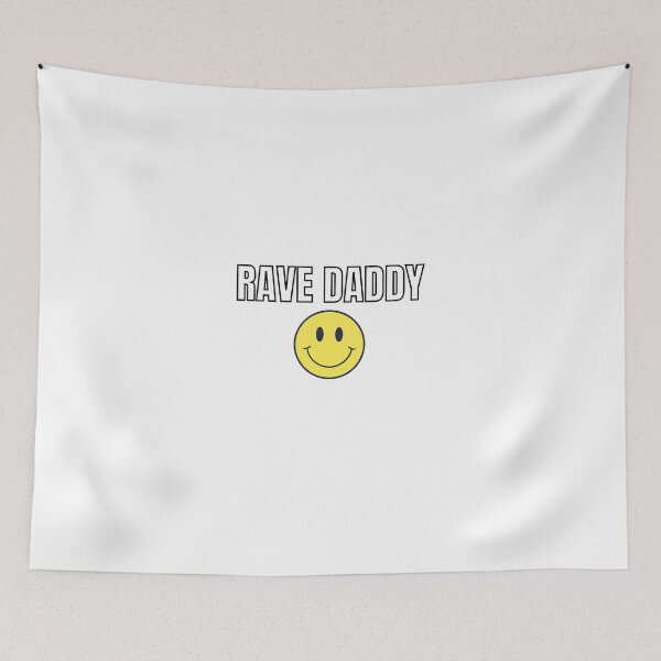 Item preview, RAVE DADDY SMILEY FACE APPAREL FOR ALL RAVE TECHNO DADDY designed and sold by thenewnormality.