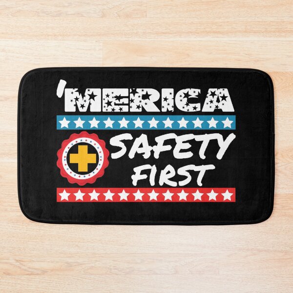 Item preview, safety first cute quote designed and sold by DesignerFollow.