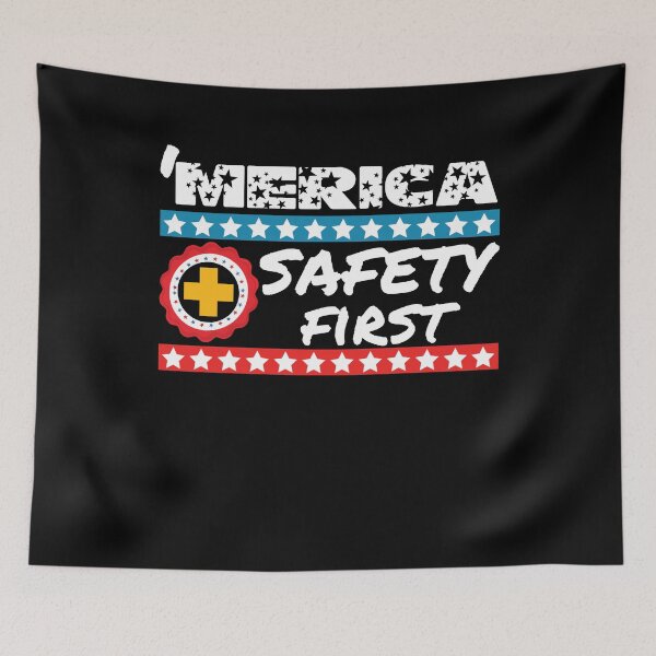 Item preview, safety first cute quote designed and sold by DesignerFollow.