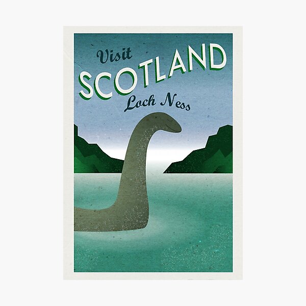 Visit Loch Ness Photographic Print