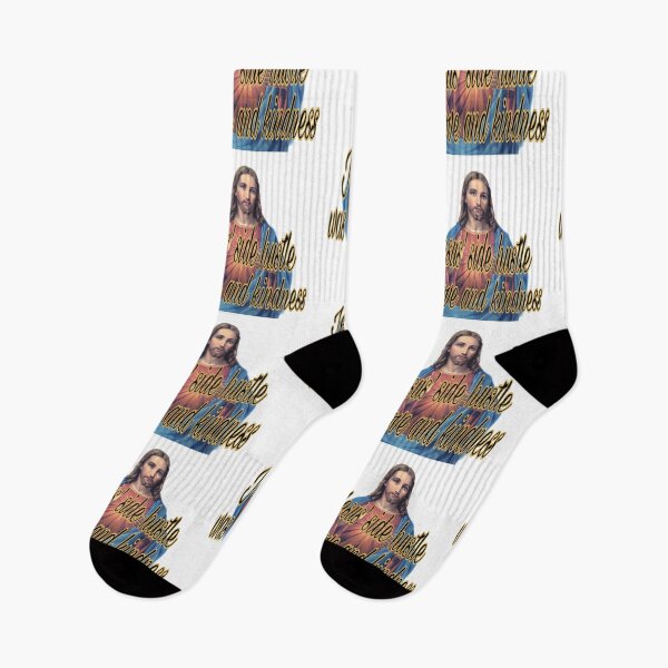 Item preview, jesus side hustle was love and kindness,  religious sayings, religious quotes, religious gifts, gifts for christians  designed and sold by FACELESS MONKEY.