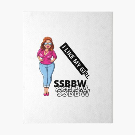 Ssbbw Girls Art Board Prints for Sale