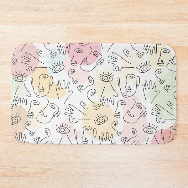 Item preview, Pattern minimal faces designed and sold by Missbookshop.