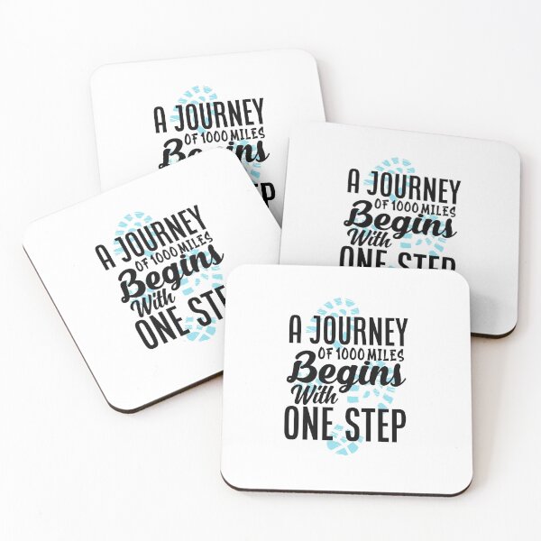 Item preview, A Journey Of 1000 Miles Begins With One Step Lao Tzu Quote designed and sold by NECHSTORE.