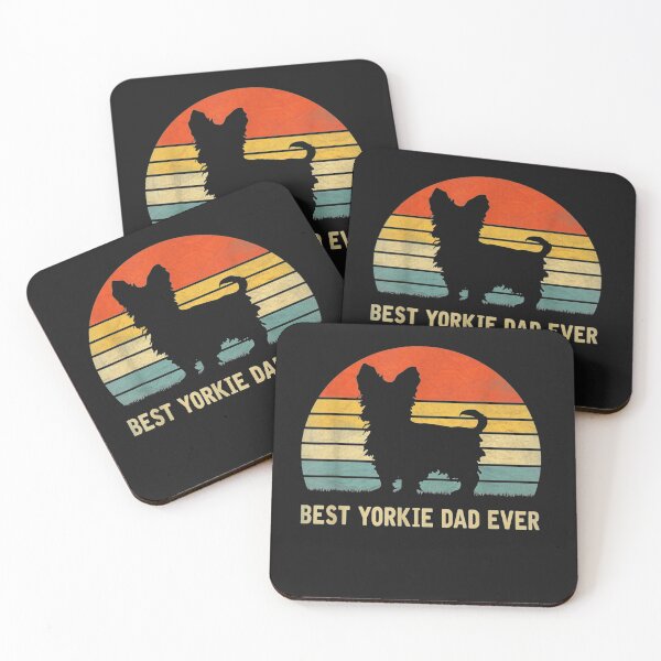 Item preview, Vintage Best Yorkie Dad Ever Father's Day For Dog Lover designed and sold by arabrefugee0695.