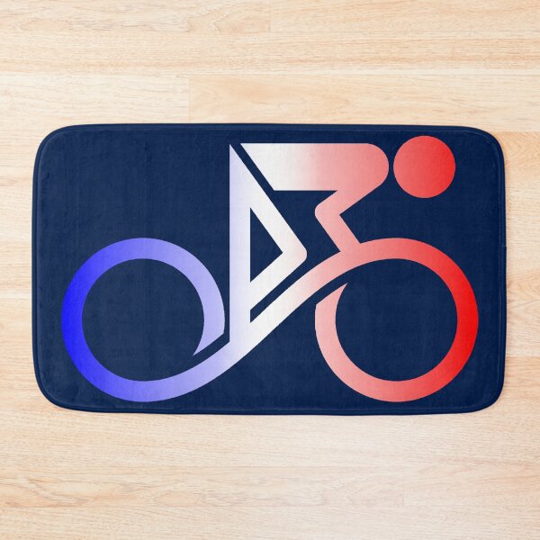Item preview, Abstract Cyclist Line Art Infinity France designed and sold by RabeDesigns.