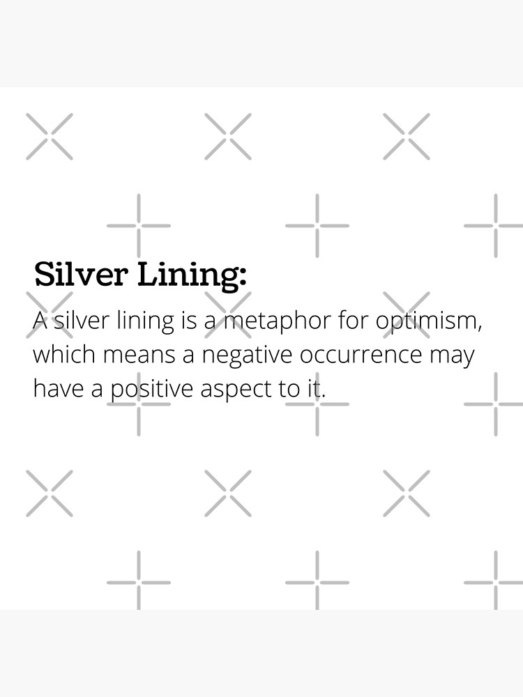 Silver Lining meaning Art Board Print for Sale by