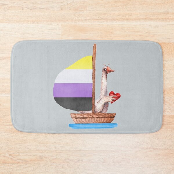Item preview, Ahoy non-binary LGBTQ sailor | Non-binary designed and sold by Petra Becker.