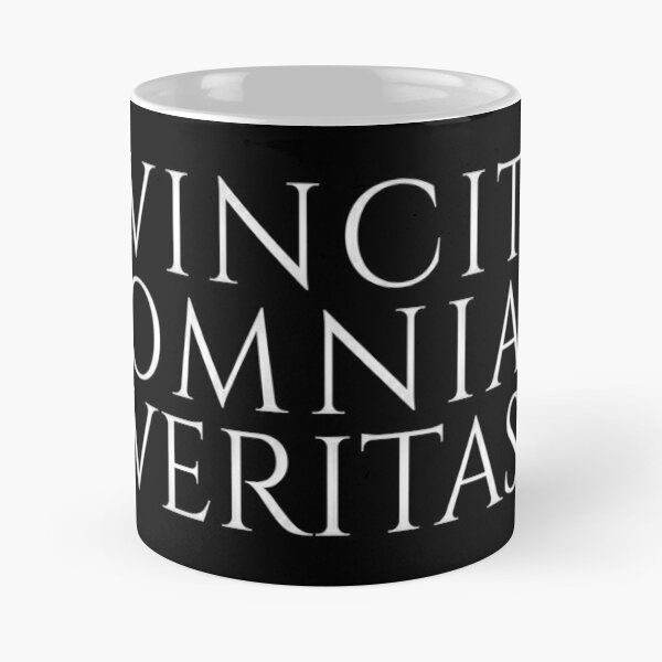 VINCIT OMNIA VERITAS - Dunkel Kaffeebecher