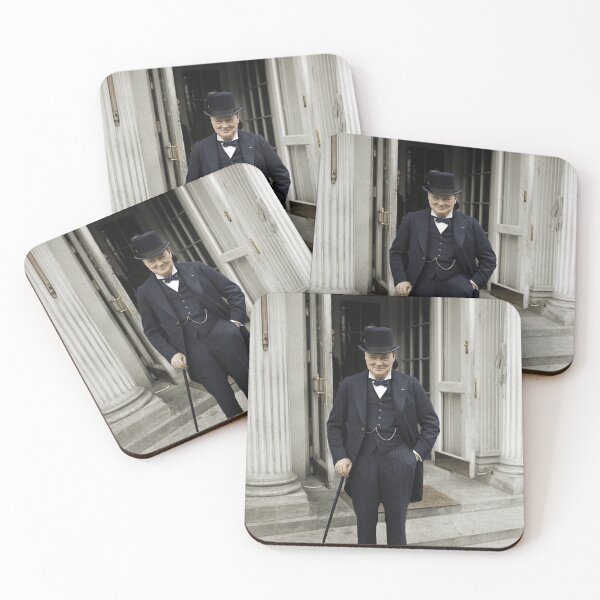 Item preview, Winston Churchill At White House - 1929 - Colorized designed and sold by warishellstore.