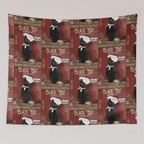 Item preview, Cute Funny Black Cat Coffee Enjoy Your Coffee cat gift designed and sold by Douglafa.